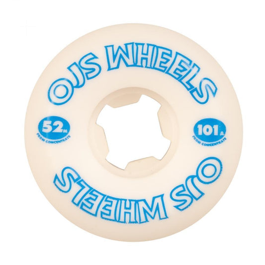 OJ Wheels From Concentrate Hardline Skateboard Wheels 101a White 52mm