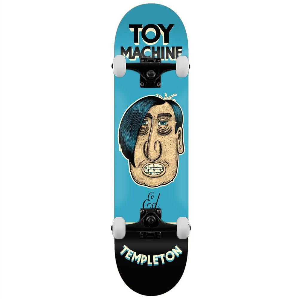 Toy Machine Templeton Pen N Ink Complete Skateboard Blue 8.5"