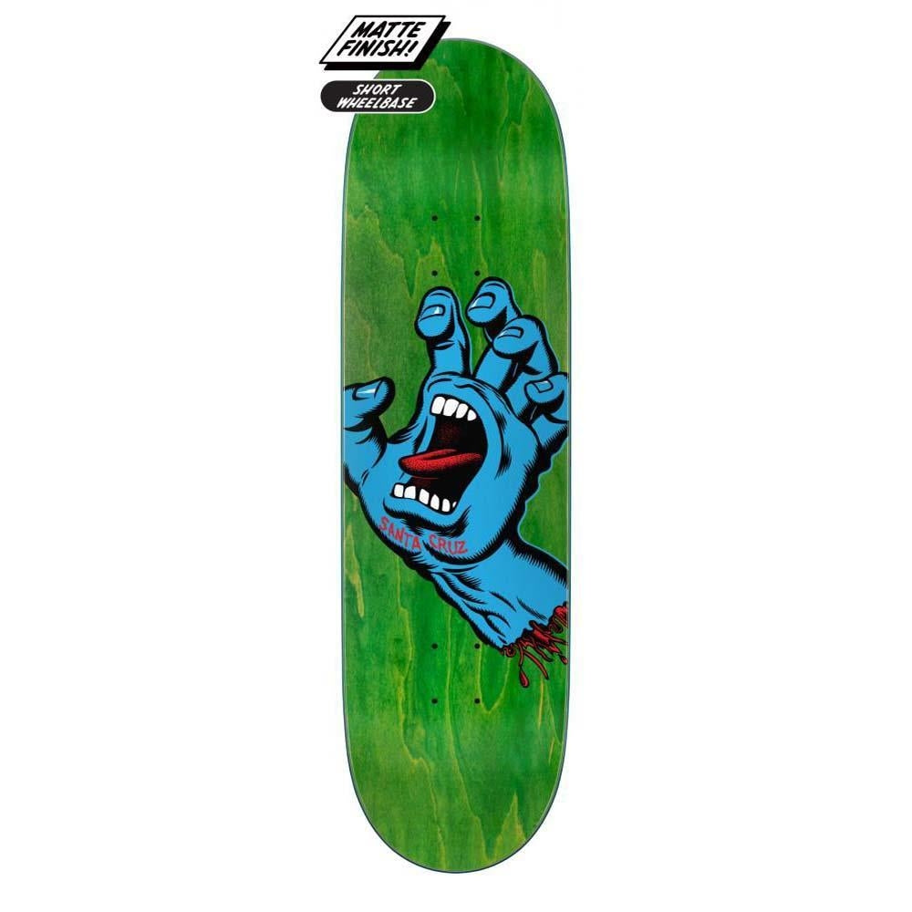 Santa Cruz Screaming Hand Skateboard Deck Multi Matte Finish 8.8"