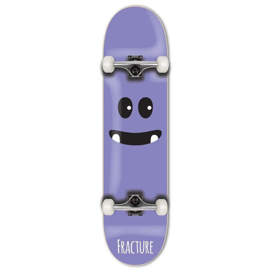 Fracture Lil Monsters Factory Complete Skateboard Purple 7.75"