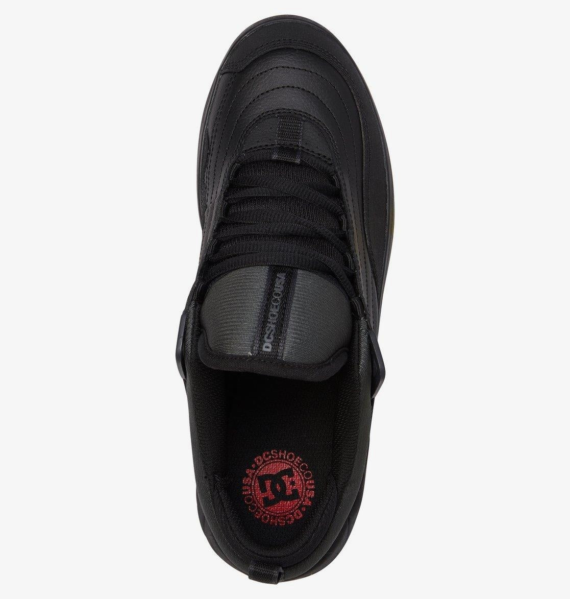 DC Shoe Co Williams Slim Black Dark Grey Athletic Red Skate Shoes