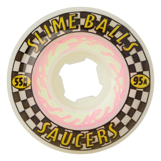 Slime Balls Skateboard Wheels Saucers 95a Multi 55mm
