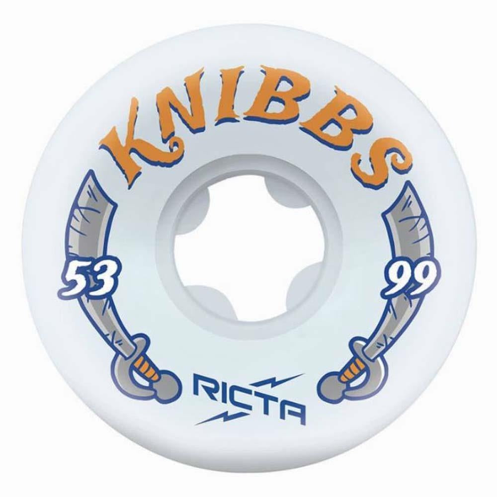 Ricta Jereme Knibbs Pro Wide Skateboard Wheels 99a White 53mm