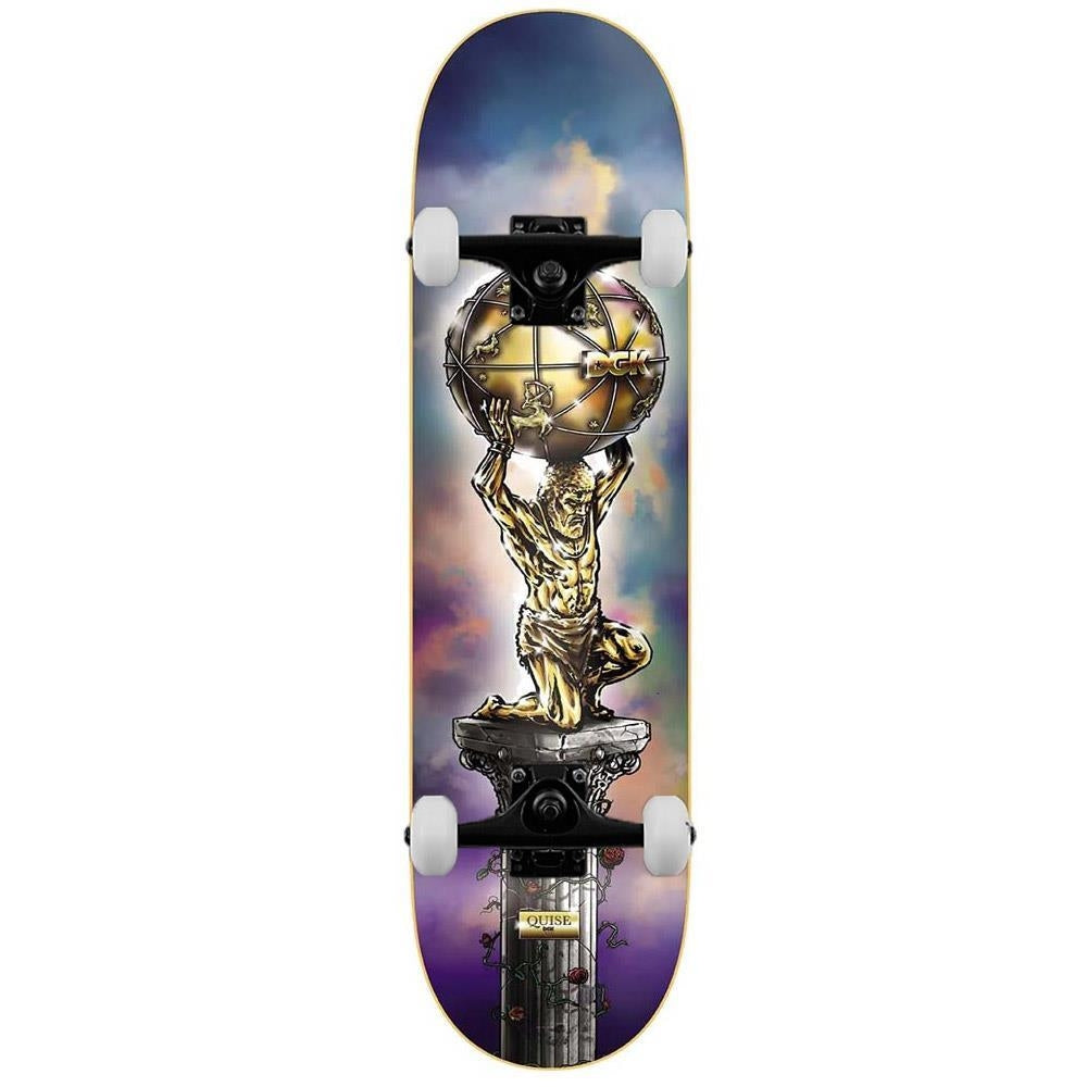 DGK Black Atlas Quise Complete Skateboard Multi 8.25"