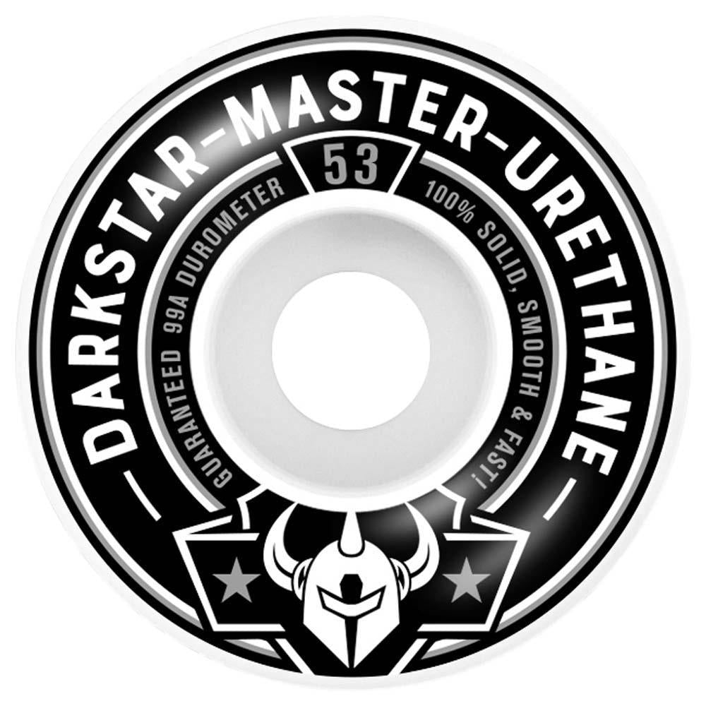 Darkstar Responder Skateboard Wheels White Silver 53mm
