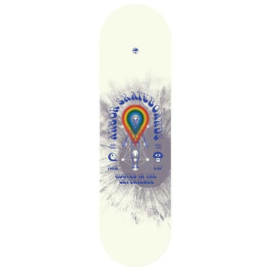 Arbor Skateboard Deck Whiskey 8.5 Experience White 8.5"