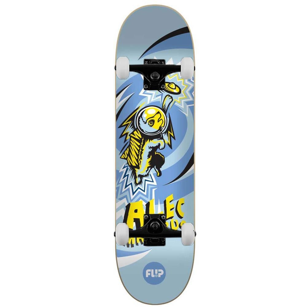 Flip Majerus Tin Toys Complete Skateboard Blue 8.25"
