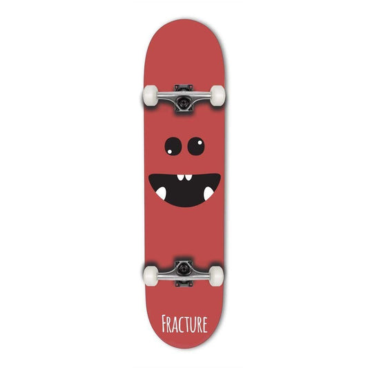 Fracture Skateboards Lil Monsters Factory Complete Skateboard Red 8.0"