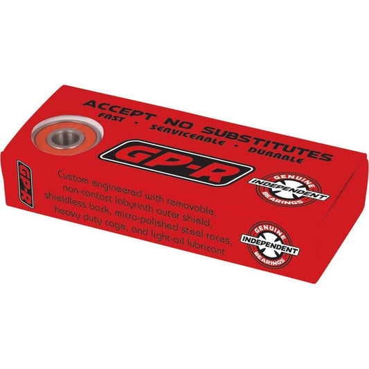 Indy Skateboard Bearings Genuine Parts Bearing GP-R red 8mm