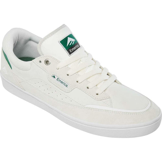 Emerica Footwear Gamma White Green Gum Skate Shoes