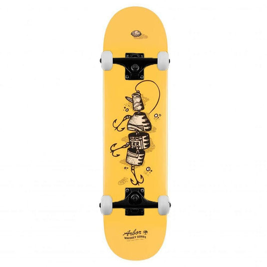 Arbor Complete Skateboard Whiskey 7.75 Upcycle Yellow 7.75"