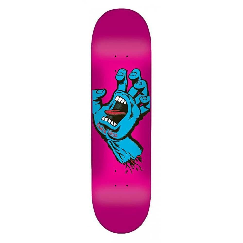 Santa Cruz Screaming Hand Skateboard Deck Pink 7.8"