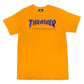 Thrasher T Shirt Skate Mag Logo Gold & Purple
