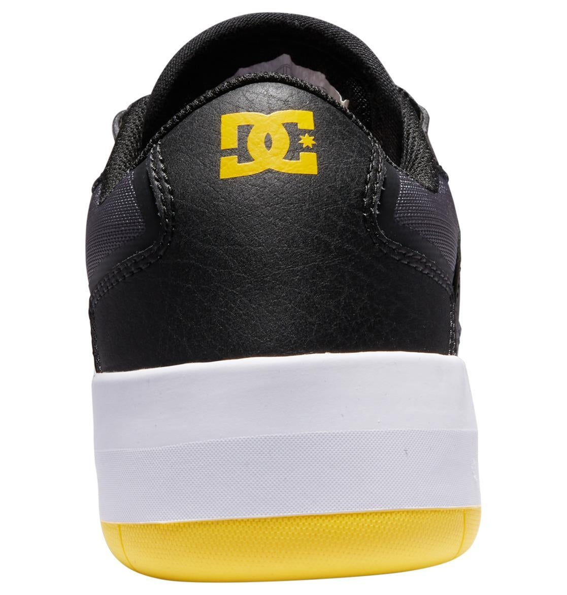 DC Metric Black Grey Yellow Skate Shoes