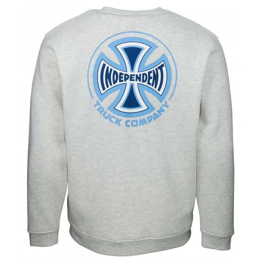 Independent Truck Co Spectrum Crewneck Sweatshirt Athletic Heather Grey