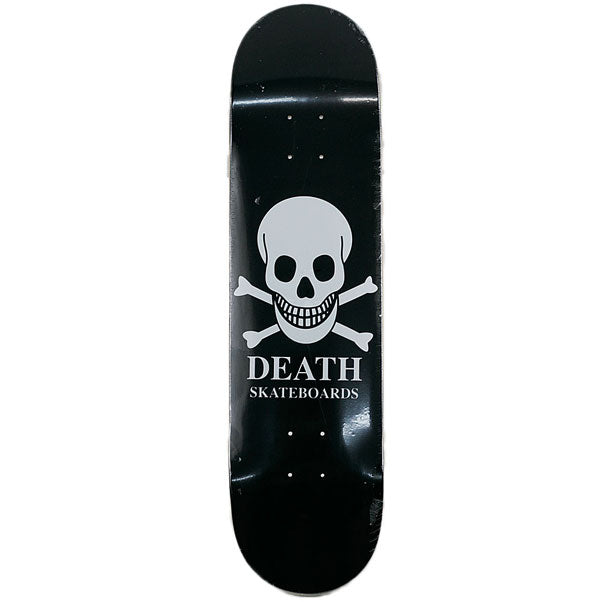 Death Black Skull Skateboard Deck 8"