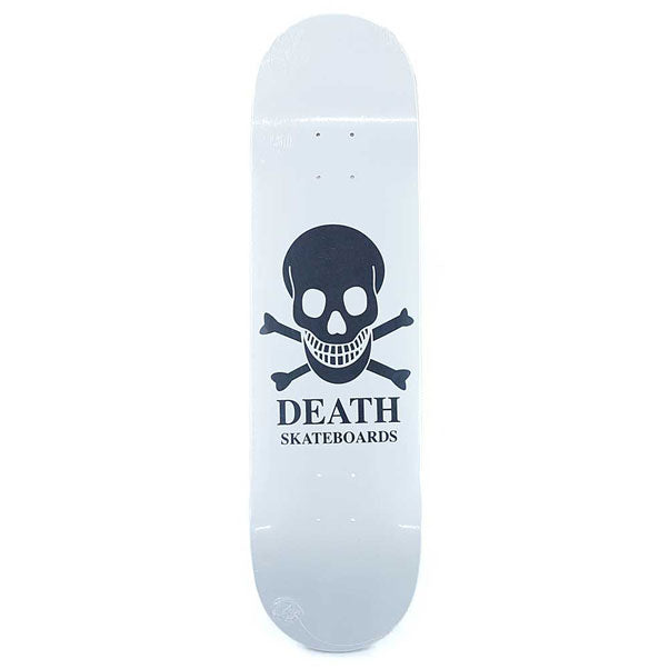 Death Skateboards OG White Skull Skateboard Deck 8.25"