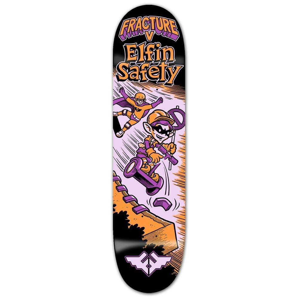 Fracture x Jon Horner Elfin Safety Skateboard Deck˙Multi 7.75"