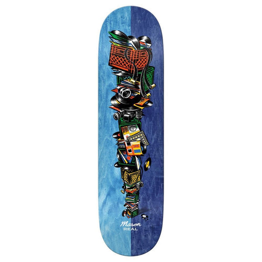 Real Skateboard Deck Mason Stacked Multi 8.38"