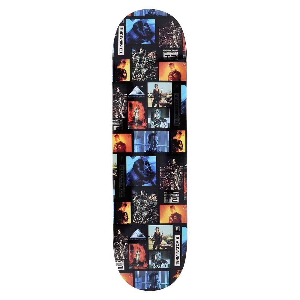 Primitive x Terminator No Fate Skateboard Deck Silver Foil 8.25"