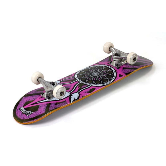 Enuff Dreamcatcher Factory Complete Skateboard Grey Pink 7.75"