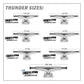 Thunder 149 Lights Skateboard Trucks Team Optical Lights Raw/Black 149mm