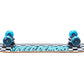Speed Demons Checkers Factory Complete Skateboard Black Blue 7.75"