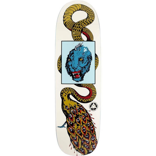 Welcome Glam Dragon on Boline Skateboard Deck Bone 9.25"