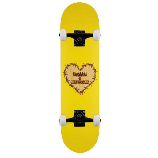 Birdhouse Armanto Heart Protection Complete Skateboard Yellow 8"