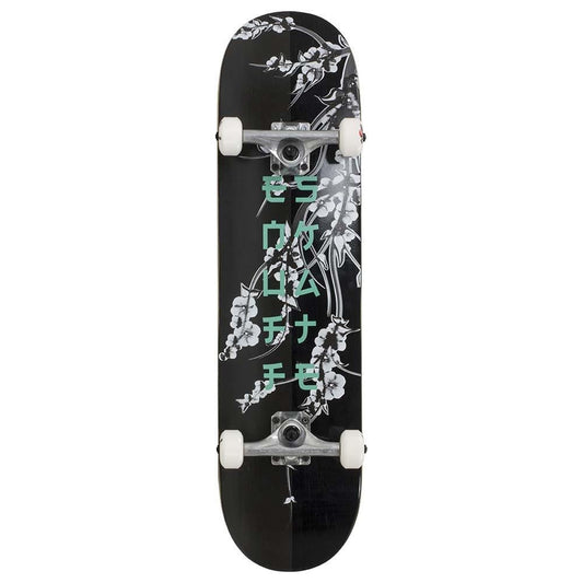 Enuff Cherry Blossom Factory Complete Skateboard Black Black 8" x 32"