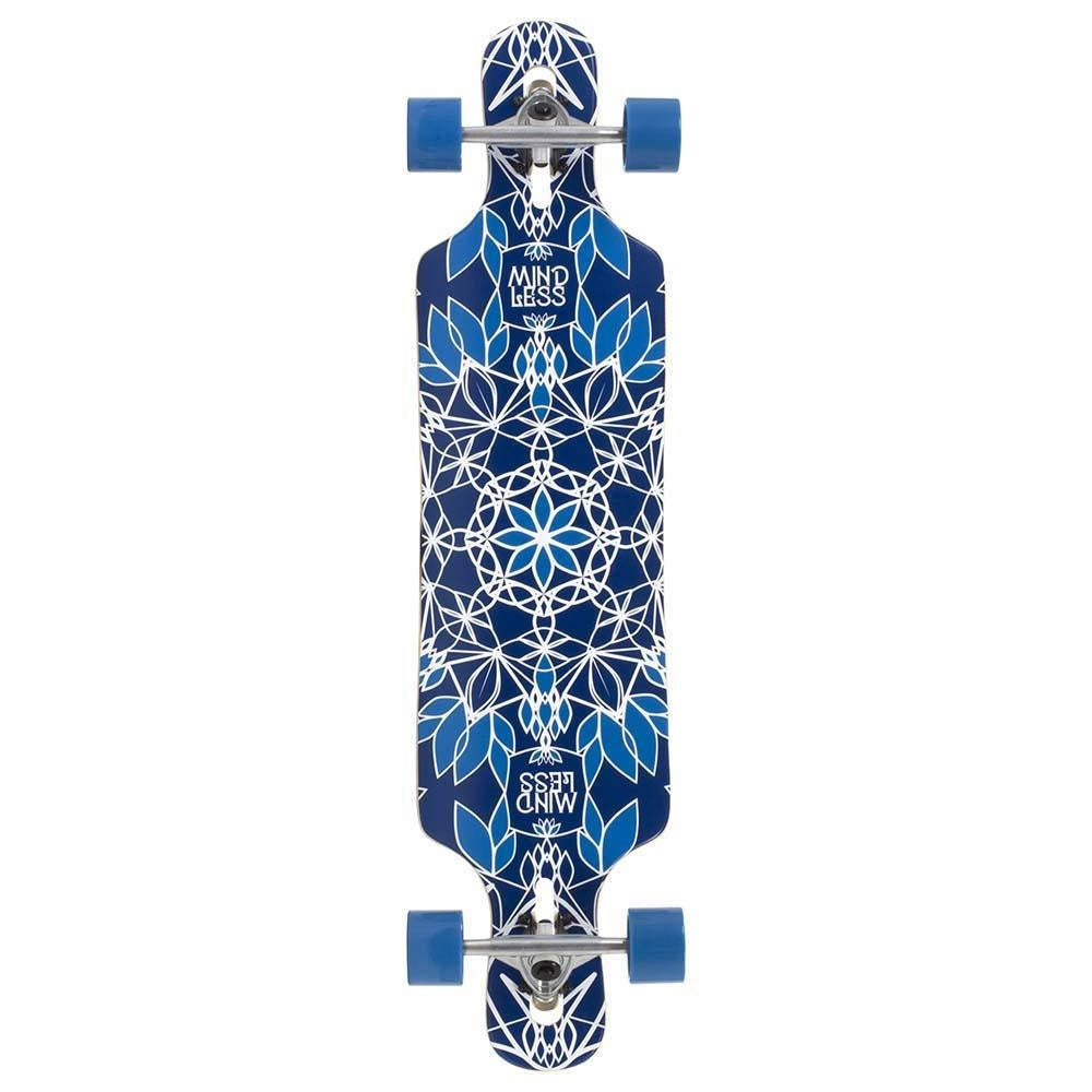 Mindless Sanke III Factory Complete Longboard Skateboard Blue 9.5" x 39"