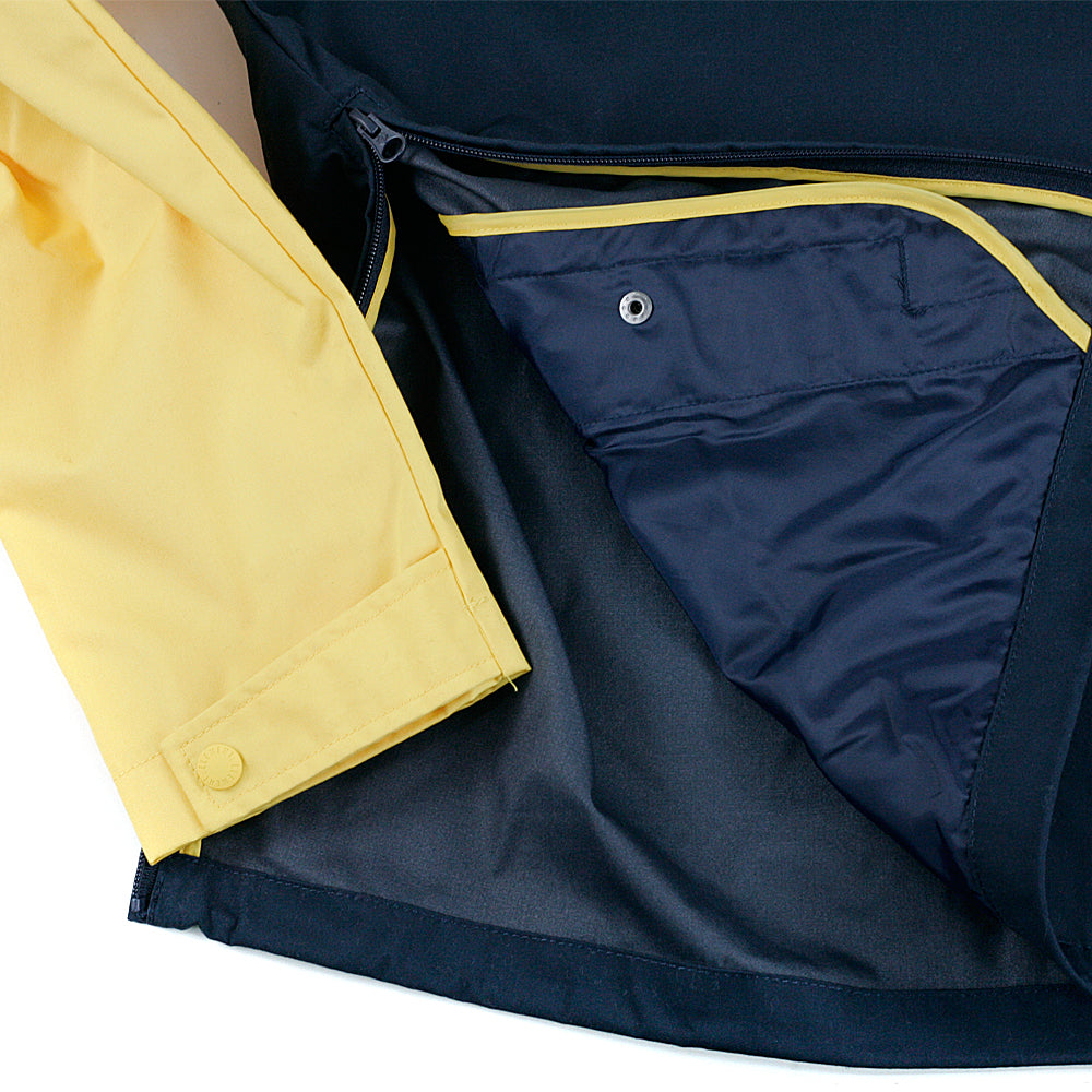 Element Barrow Light Pullover Jacket Solar Power Yellow Navy