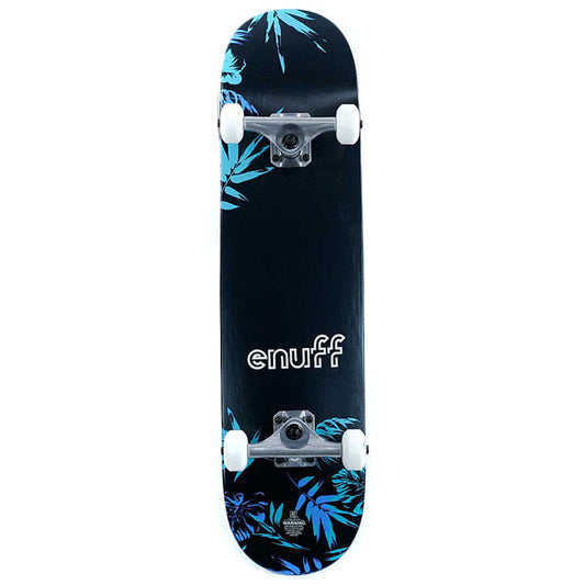 Enuff Skateboards Floral Factory Complete Skateboard Blue 7.75"