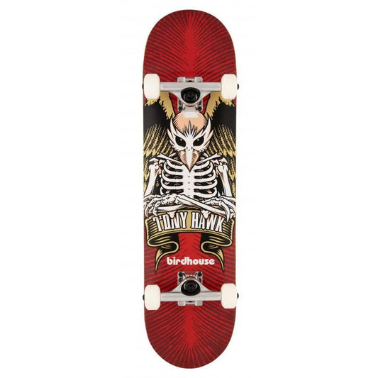 Birdhouse Factory Complete Skateboartd Stage 1 Tony Hawk Icon Red 8"