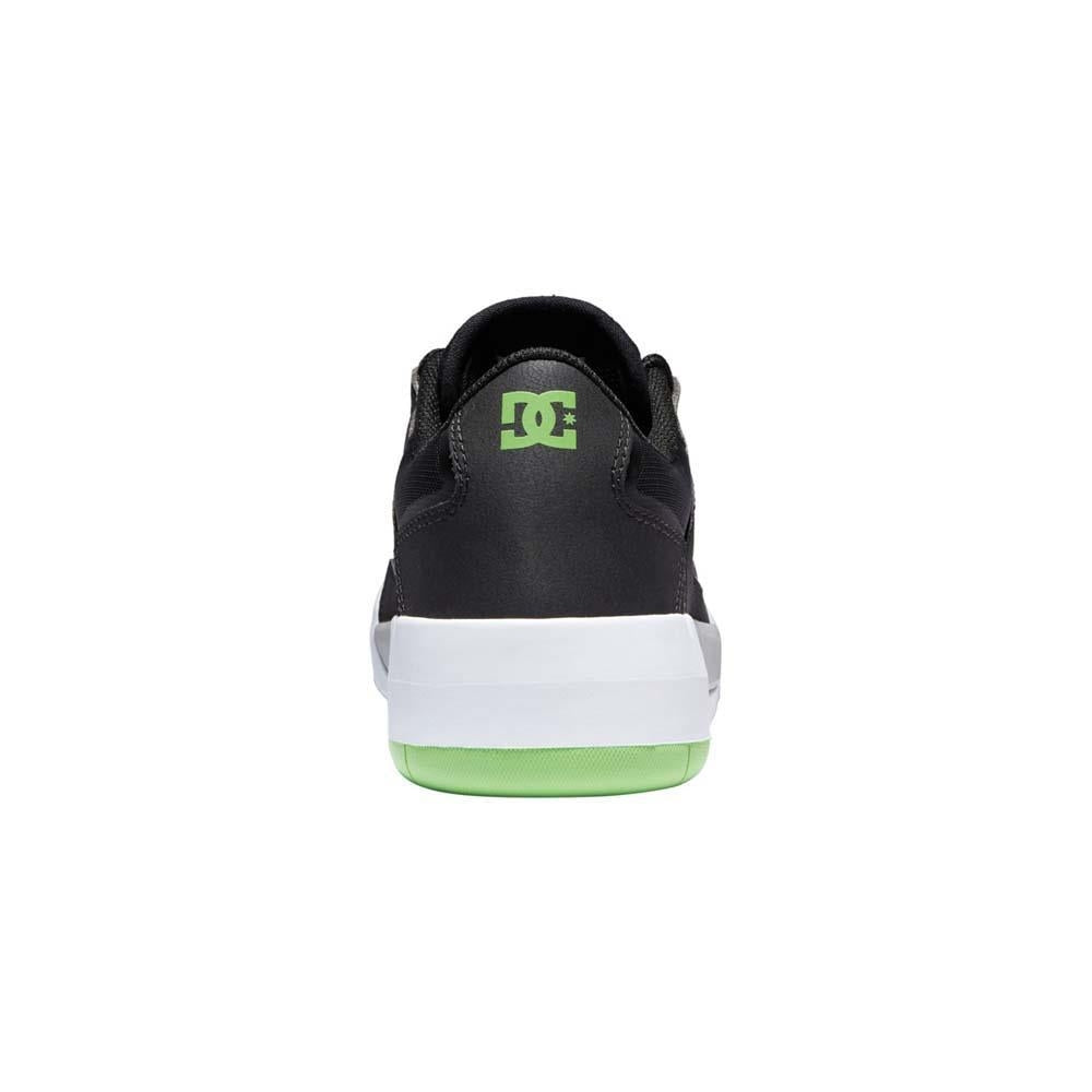 Black and green dc 2024 shoes