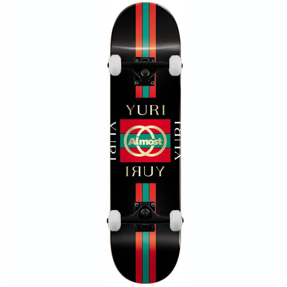 Almost Yuri Luxury Super Sap Complete Skateboard Black 8.375"