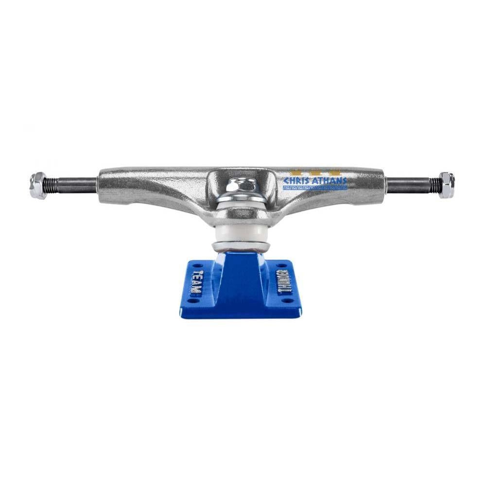 Thunder 149 Team Skateboard Trucks Chris Athans Stamped Pro Polished/Blue 149mm