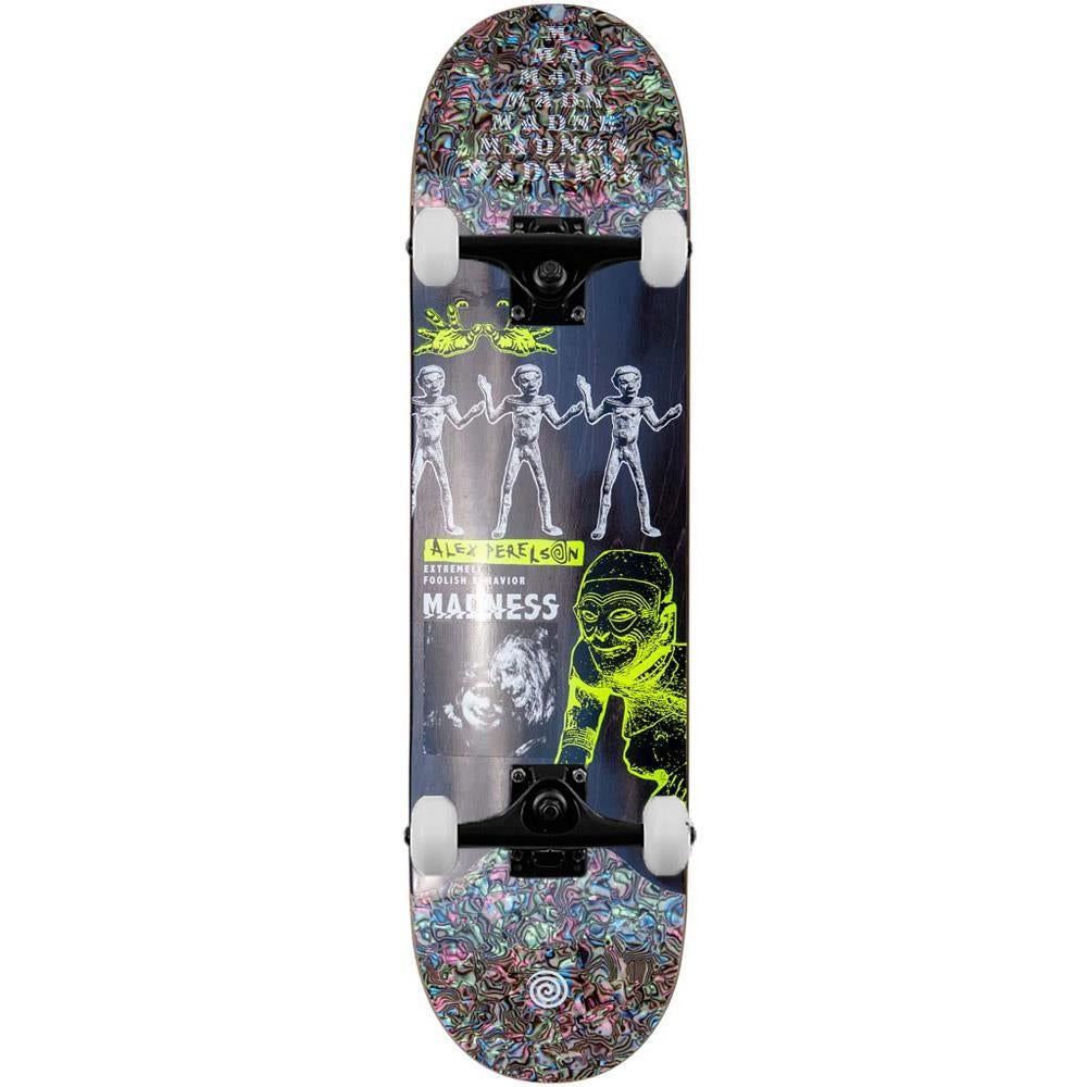 Madness Alex Delusion Slick Super Sap Complete Skateboard Black 8.38"