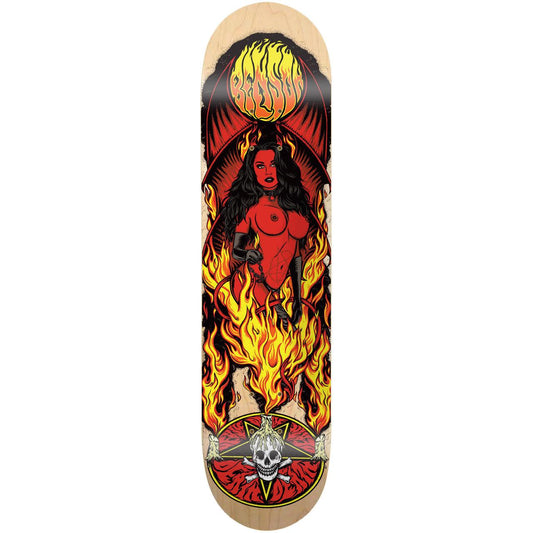 Death Skatebords Benson Devil Woman II Skateboard Deck 8.25”