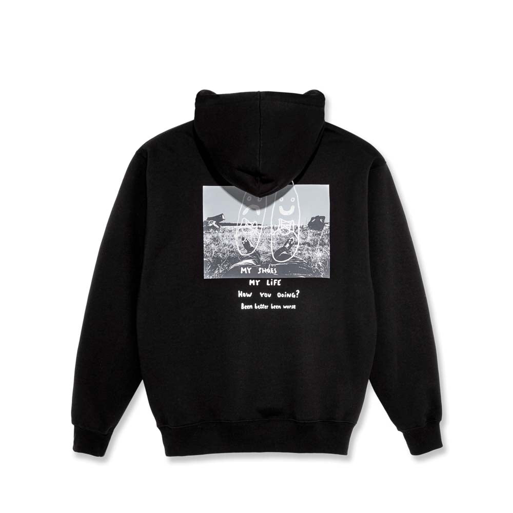 Polar Struggle Hooded Sweatshirt Black