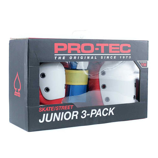 Pro Tec Pads Set Street Gear Retro 3 Pack Junior Youth