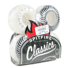 Spitfire Classic Skateboard Wheels White 54mm