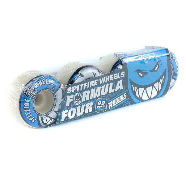 Spitfire Formula Four Skateboard Wheels Radial 99DU Natural 54mm