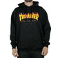 Thrasher Magazine Black Flame Logo Hooded Sweatshirt