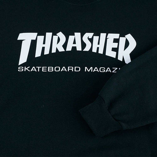 Thrasher Magazine Black Skate Mag Logo Crewneck Sweatshirt