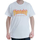 Thrasher Magazine White Flame Logo T-Shirt