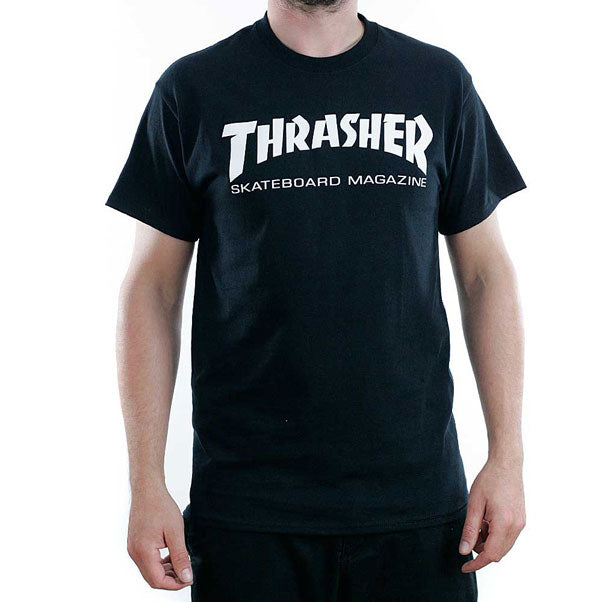 Thrasher Magazine Black Skate Mag Logo T-Shirt - Main Image